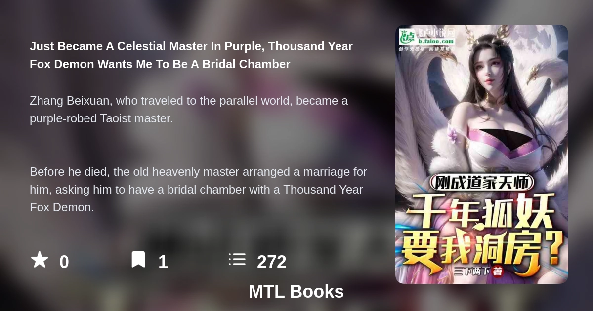 Just Became A Celestial Master In Purple, Thousand Year Fox Demon Wants
